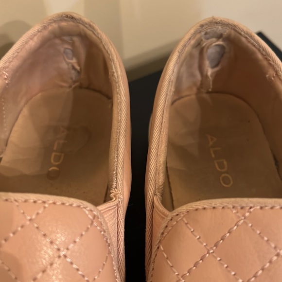 Aldo Pink Slip-on Sneakers, Size 8, Used but still in good condition - Picture 3 of 3